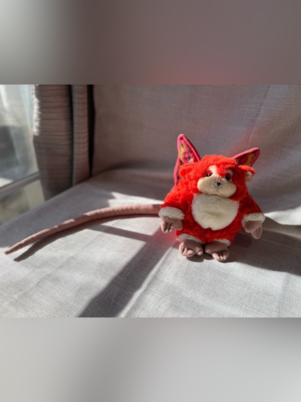Vintage 1986 Disney Parks Fuzzball Winged Monkey Captain EO Michael Jackson